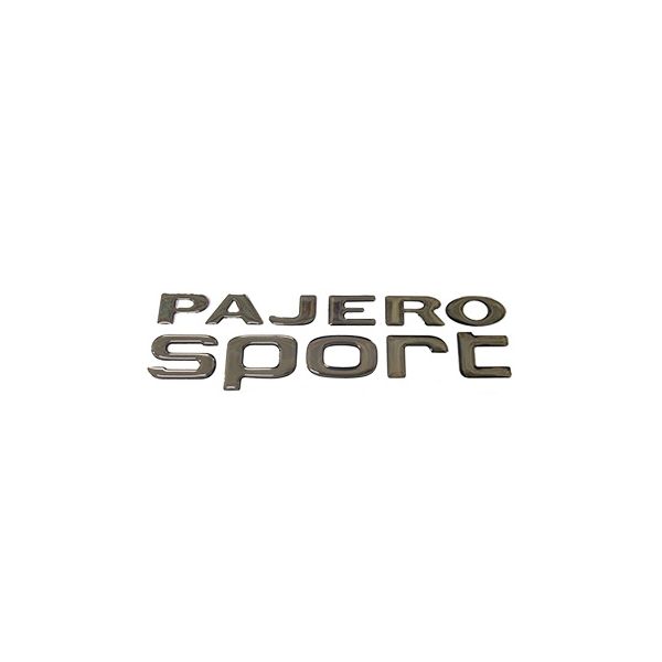 ADESIVO - PAJERO SPORT RESINADO (PRETO) - PAJERO SPORT 2007/... 