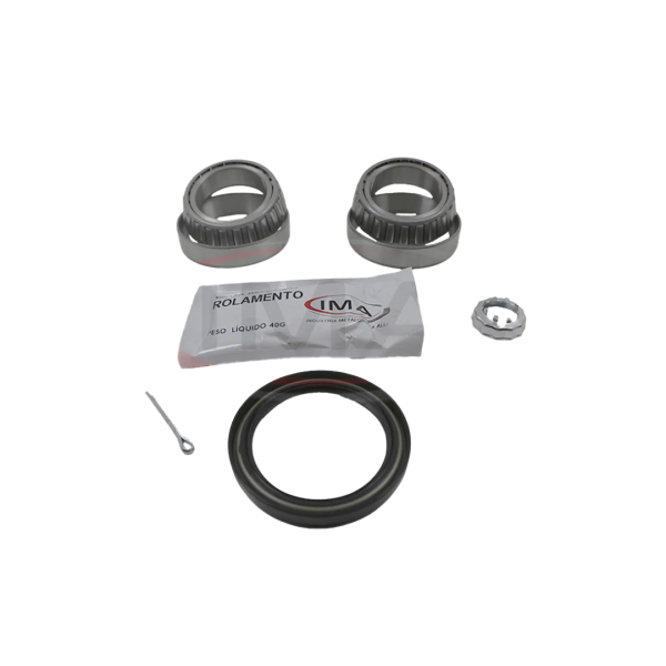 KIT ROLAMENTO RODA DT (2 ROLAMENTO + RETENT+ CUPILHA+ GRAXA) - L200 GL/ GLS/ SPORT/ HPE/ OUTDOOR/ PAJERO SPORT TDS 4X4 - IMA