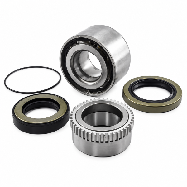 KIT ROLAMENTO RODA TRAS (ROLAMENTO+RETENTOR+ANEL ABS) - TRITON TDS - ASH
