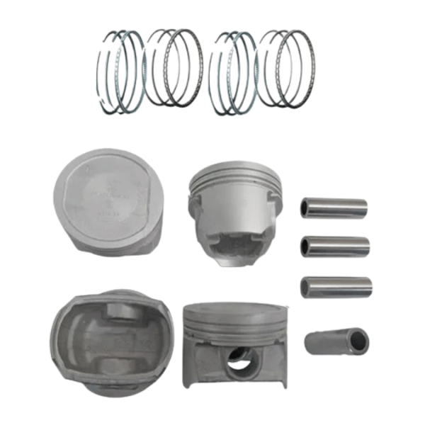 JOGO PISTAO C/ ANEIS 0,50 - PAJERO TR4 2.0 16V FLEX 2010/ ... - MAHLE METAL LEVE - PA9863/050