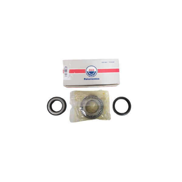KIT ROLAMENTO RODA TRASEIRA (ROLAMENTO+RETENTOR+ANEL ABS) - PAJERO FULL ATE 99/ L200 GL/ GLS - ASH ROLAMENTOS