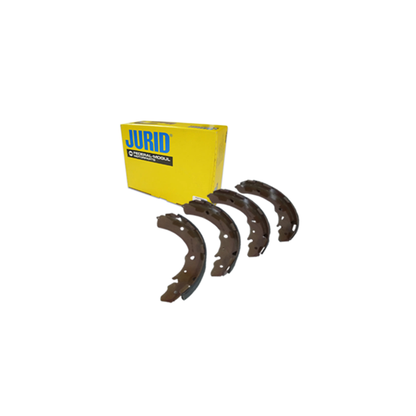 SAPATA DE FREIO C/ LONA - TRITON 2007 A 2021 TODOS MODELOS (3.2 DIESEL/ 3.5 FLEX/ 2.4 DIESEL)/ PAJERO DAKAR TODOS MODELOS(S/ FREIO A DISCO NA TRASEIRA) / S10 2012 A 2016 2.4/2.8 4X4 OU 4X2  LS/LT/LTZ - JURID