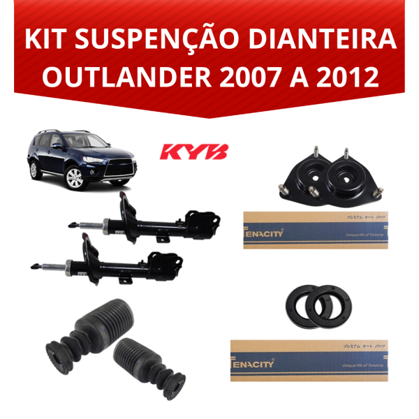 Kit Suspenção Dianteira Outlander 3.0 2007 a 2012 - Kayaba