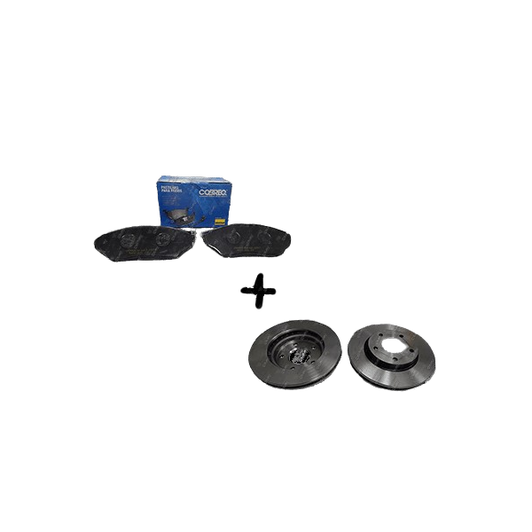 Kit Freios - Jogo Disco De Freio Dianteiro E Jogo Pastilha De Freio Dianteiro - Asx Todos Os Modelos