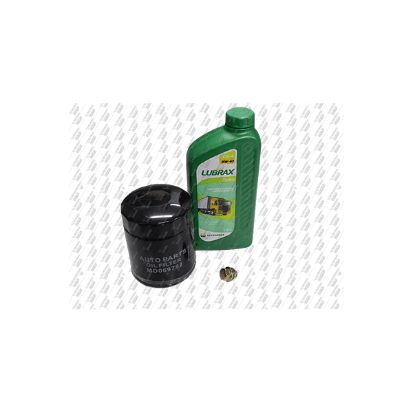 KIT TROCA DE ÓLEO - PAJERO SPORT/ FULL 2.8 4M40/ L200 TRITON 3.2 TODOS OS MODELOS/ PAJERO FULL 3.2 2001 A 2017 - LUBRAX MINERAL DIESEL 15W40