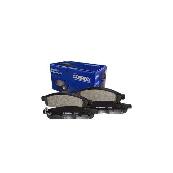 JOGO PASTILHA DE FREIO DIANTEIRA - L200 TRITON 3.2/3.5/3.8 TDS/ DAKAR TDS/ TRITON 2.4 FLEX/ TRITON 2.4 DIESEL 2016 A 2019  - COBREQ