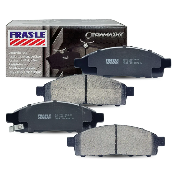 PASTILHA FREIO DIANTEIRA (CERAMICA)	- L200 TRITON 3.2/3.5/3.8 TDS/ DAKAR TDS/ TRITON 2.4 FLEX/ TRITON 2.4 DIESEL 2016 A 2019 - FRASLE CERAMAXX - PD/771-CMAXX